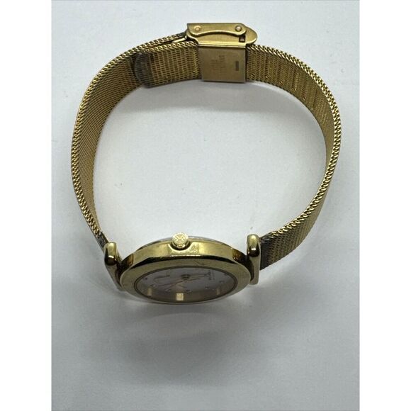 Skagen 107SGGD Women's Gold Tone Stainless Steel Analog Dial Quartz Watch AEA006 - Picture 6 of 11